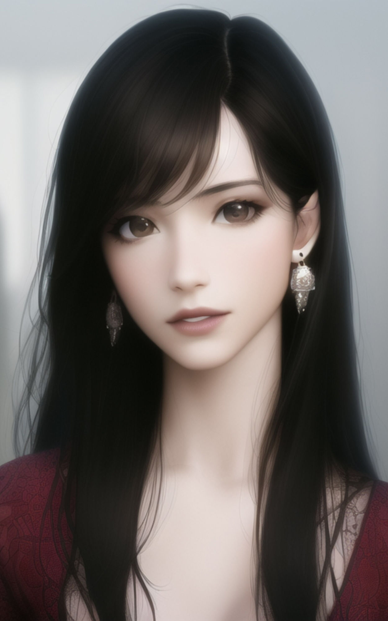 サンプル画像5:AI Fetich Album ＃15 イヤリング美女【AIグラビア写真集】(やなせ) [d_285030]