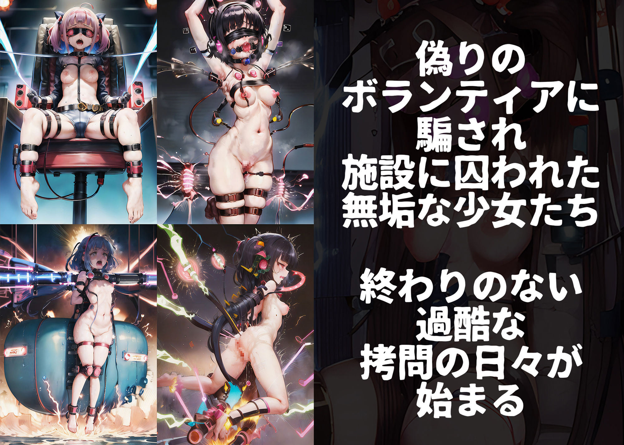 サンプル画像1:少女電流拷問館 〜囚われの少女たちを襲う終わることのない電流拷問の記録〜 深層特別編(晩餐ニート) [d_285067]