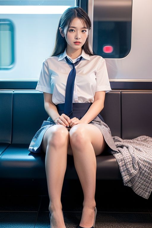 サンプル画像4:電車の向かい席7〜終電ОL〜(★マイナーフェチ★の殿堂) [d_285255]