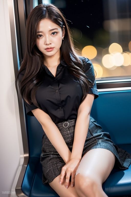 サンプル画像5:電車の向かい席7〜終電ОL〜(★マイナーフェチ★の殿堂) [d_285255]