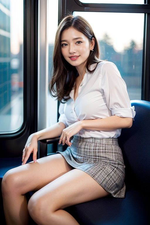 サンプル画像2:電車の向かい席8〜終電ОL〜二日目(★マイナーフェチ★の殿堂) [d_285262]