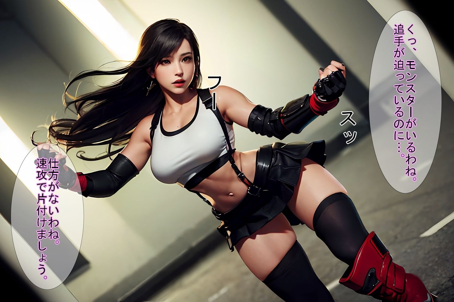 サンプル画像2:【もしもシリーズ vol.02】もし、テ〇ファの相棒が貴方だったら？(魔術師プロトン) [d_285307]