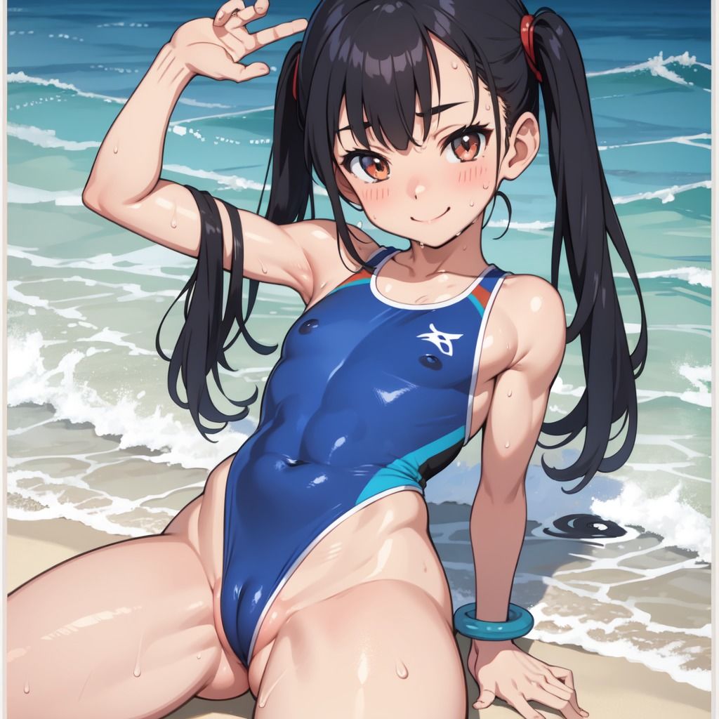 サンプル画像3:競泳水着フェチ CG詰め合わせ Vol.2(AIフェチ左衛門) [d_285335]