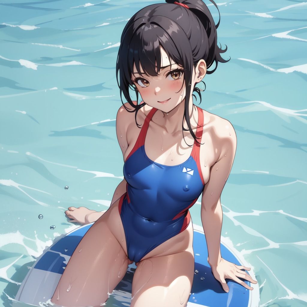 サンプル画像5:競泳水着フェチ CG詰め合わせ Vol.2(AIフェチ左衛門) [d_285335]