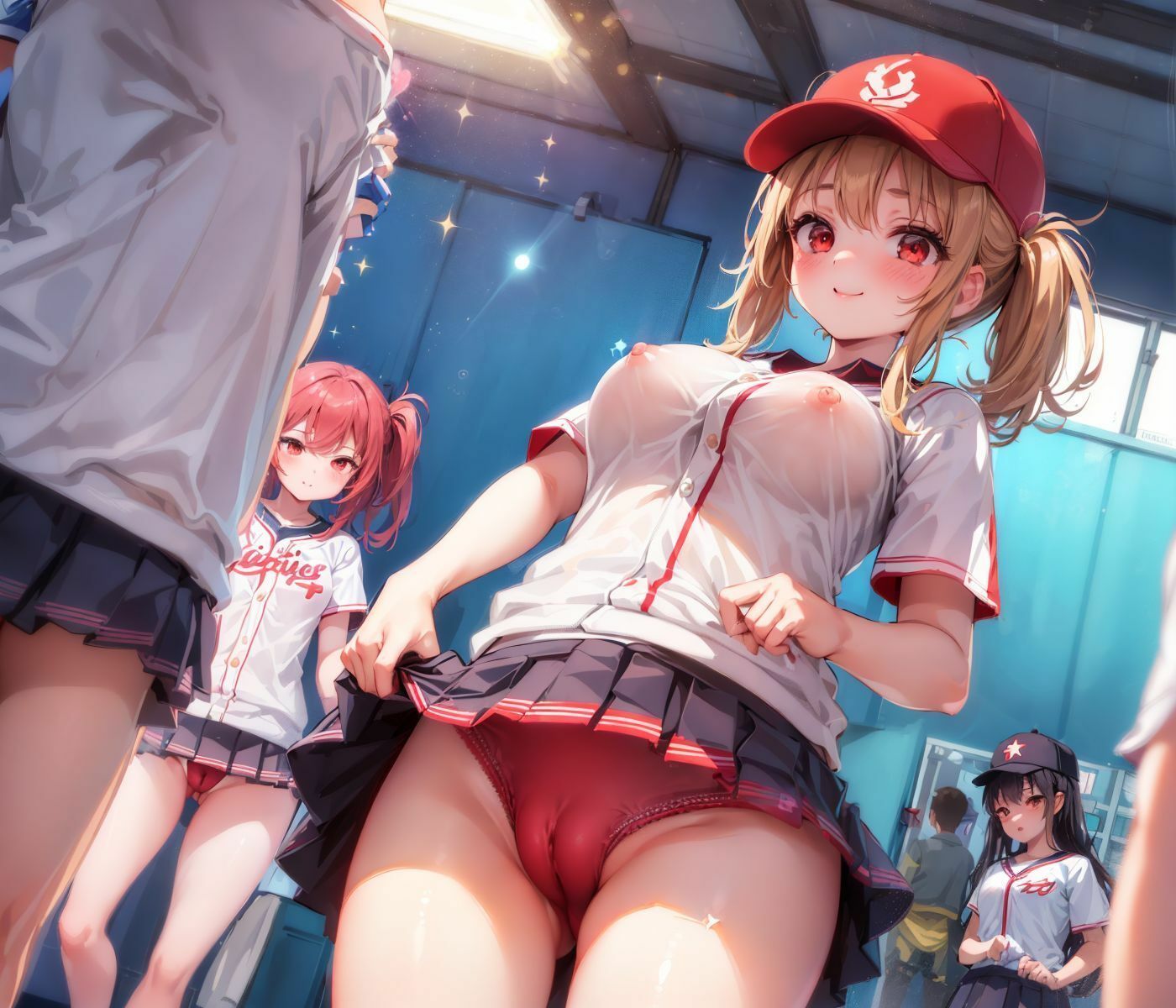 サンプル画像3:【厳選】野球少女イラスト集【AIイラスト】(厳選さん) [d_285340]