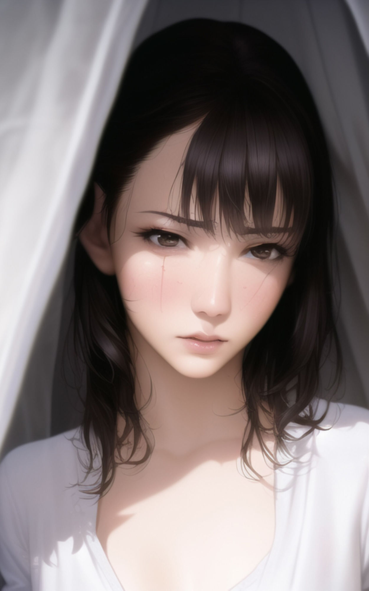 サンプル画像1:キャンプ中にテントで脱がされちゃうAI 美女たちのヌード写真集(やなせ) [d_285369]