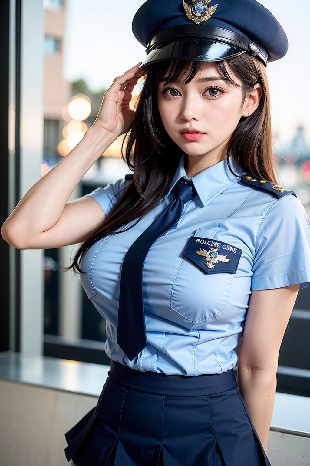 サンプル画像6:ポリスとエッチ2パック 【セクシーポリス編】【婦警さん編】(おくみ) [d_285377]