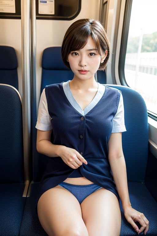 サンプル画像2:電車の向かい席10〜ОL〜二日目(★マイナーフェチ★の殿堂) [d_285396]