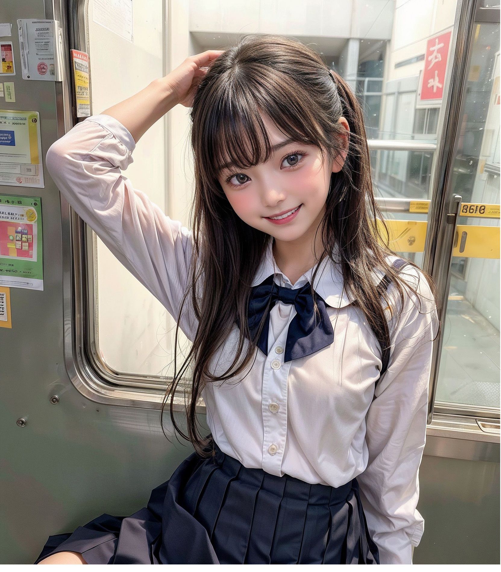 サンプル画像1:初恋のあの子が通学電車で他人とのセックスに堕ちるまで(ももじり) [d_285406]