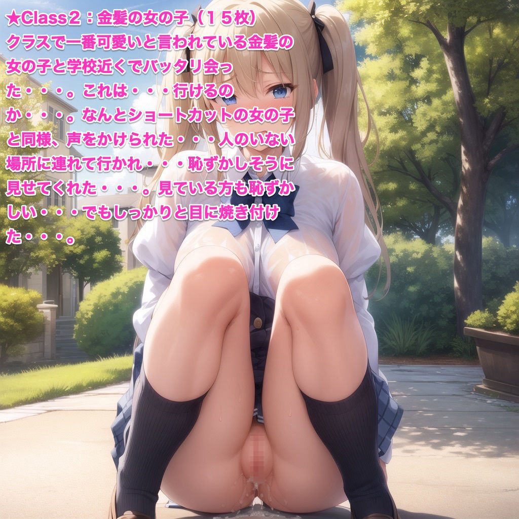 サンプル画像2:えちえち学園生活〜通学で見せつけてくる女の子達〜(Cameron’s room) [d_285409]