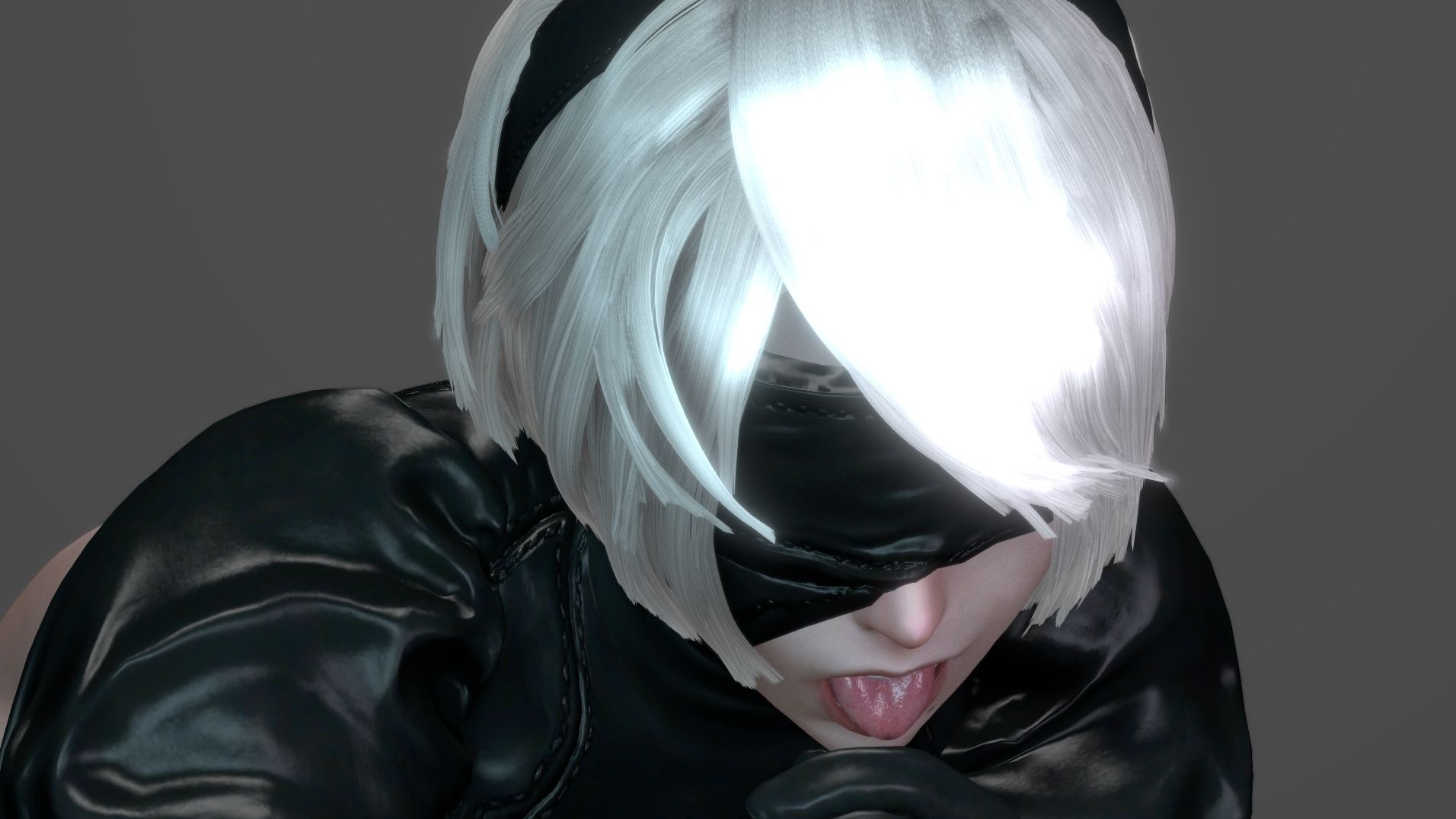 サンプル画像2:女性型アンドロイド2Bとハッキング空間で受け身えっち 3D動画(Celestial) [d_285455]