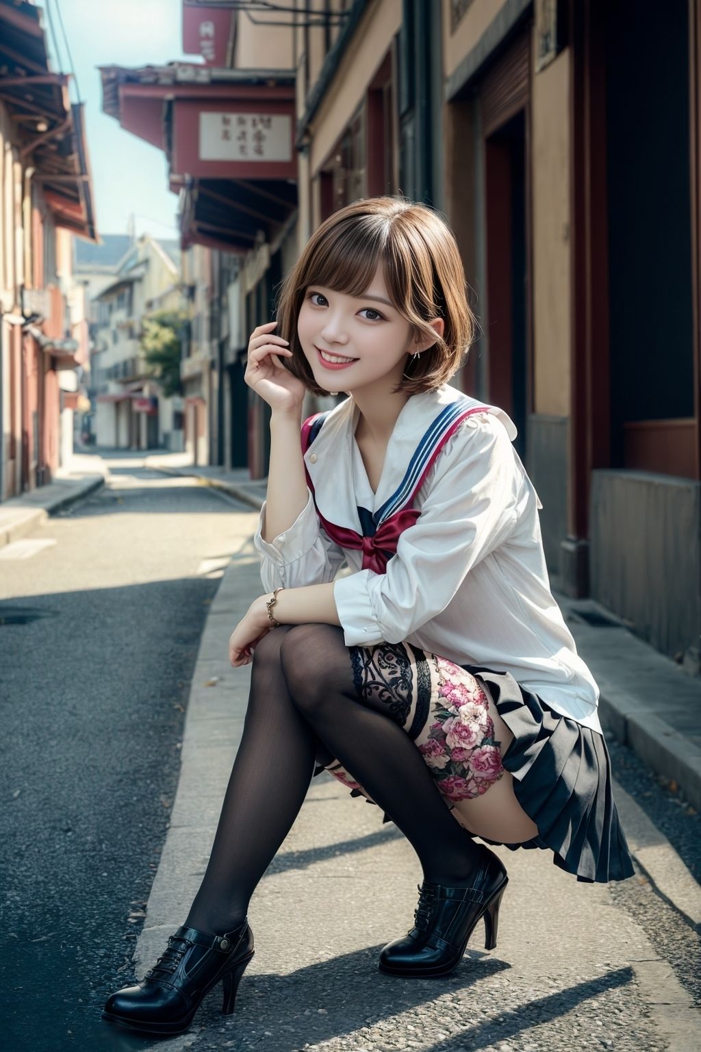 サンプル画像5:美少女の海外旅行(美少女研究所) [d_285650]