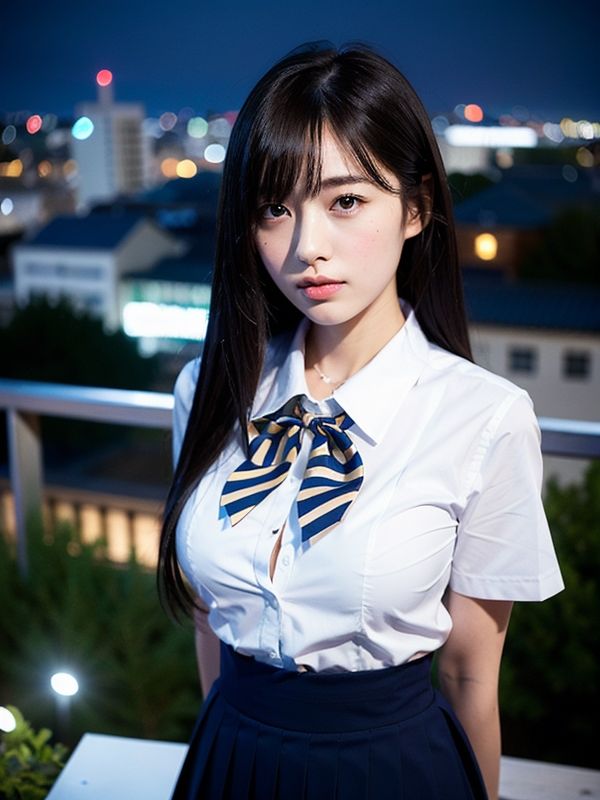 サンプル画像2:女子校生の表と裏 ［全年齢対象版］(AI美女工房・彩) [d_285663]