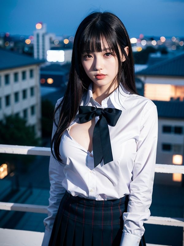 サンプル画像4:女子校生の表と裏 ［全年齢対象版］(AI美女工房・彩) [d_285663]