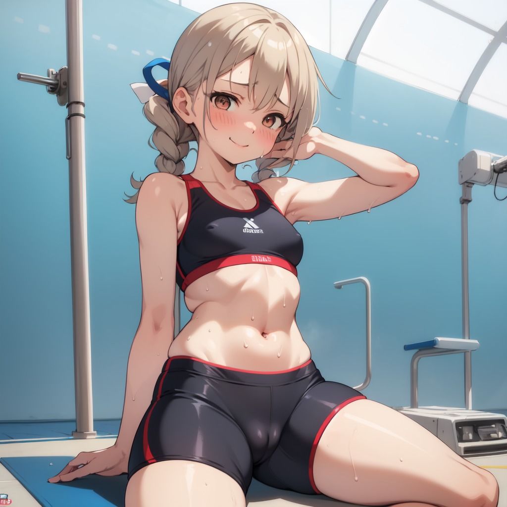 サンプル画像2:スポブラフェチCG詰め合わせ Vol.1(AIフェチ左衛門) [d_285685]