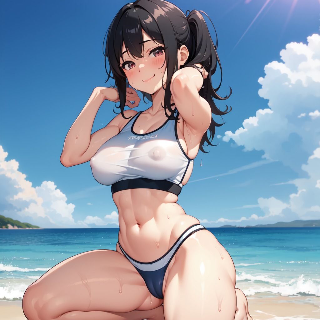 サンプル画像3:スポブラフェチCG詰め合わせ Vol.1(AIフェチ左衛門) [d_285685]