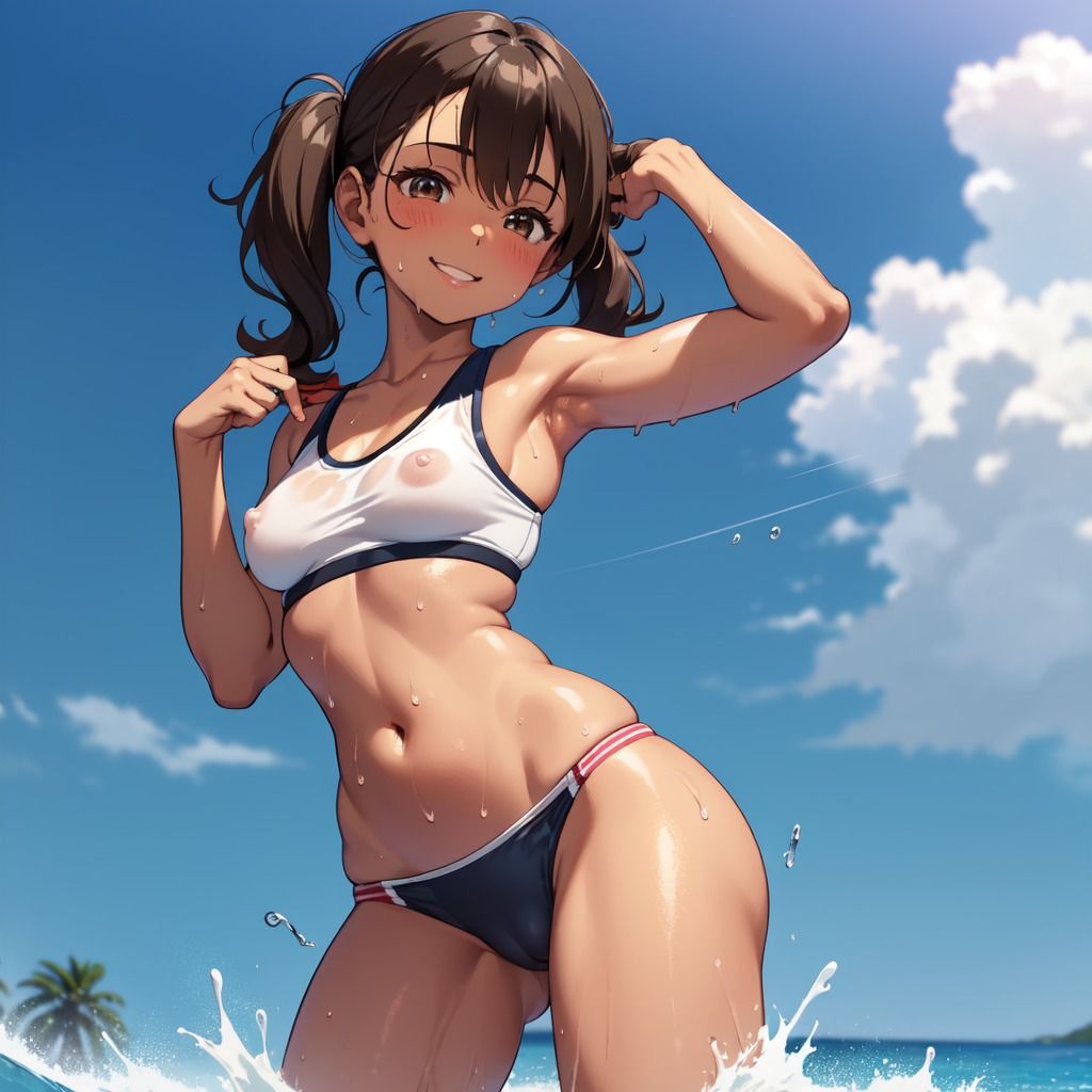 サンプル画像1:スポブラフェチCG詰め合わせ Vol.2(AIフェチ左衛門) [d_285687]