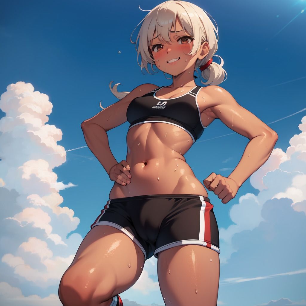 サンプル画像2:スポブラフェチCG詰め合わせ Vol.2(AIフェチ左衛門) [d_285687]