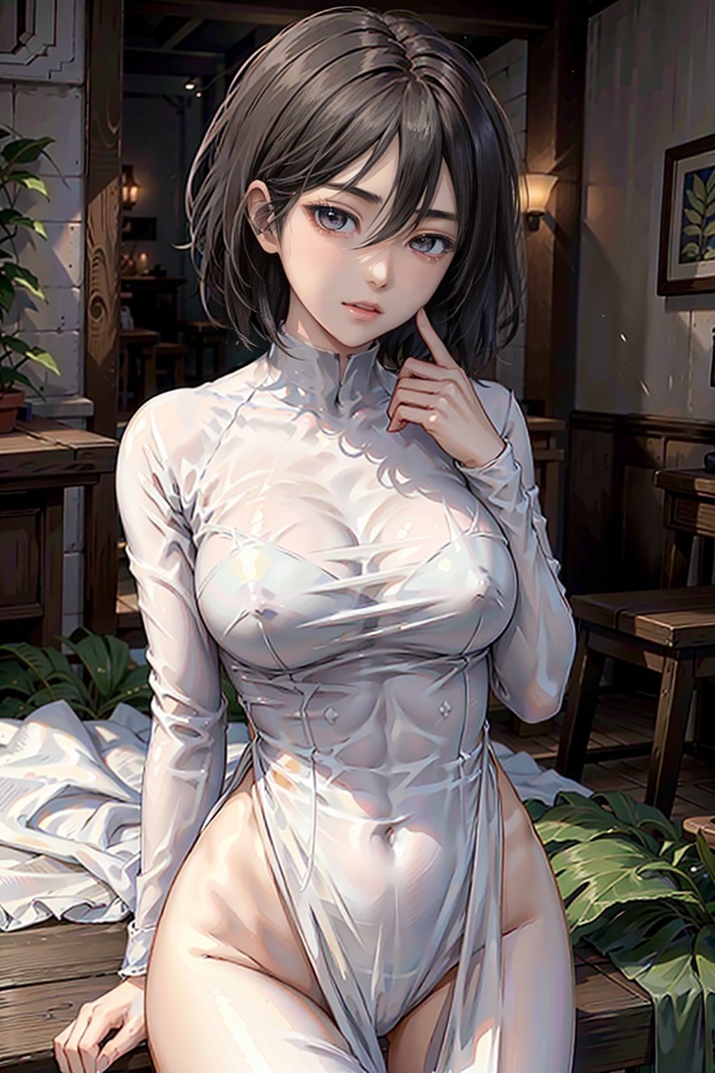 サンプル画像1:鍛え抜かれた腹筋ミ○サCG集2(らきしすAI) [d_285859]