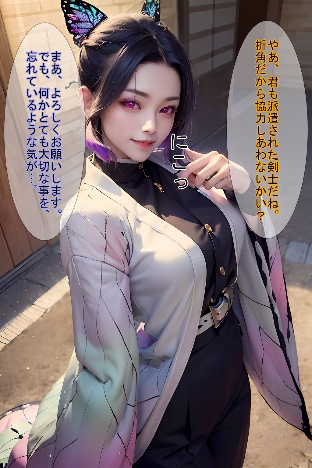 サンプル画像3:【敗北シリーズ vol.01】胡蝶し〇ぶが、鬼の罠に敗北！(魔術師プロトン) [d_285923]