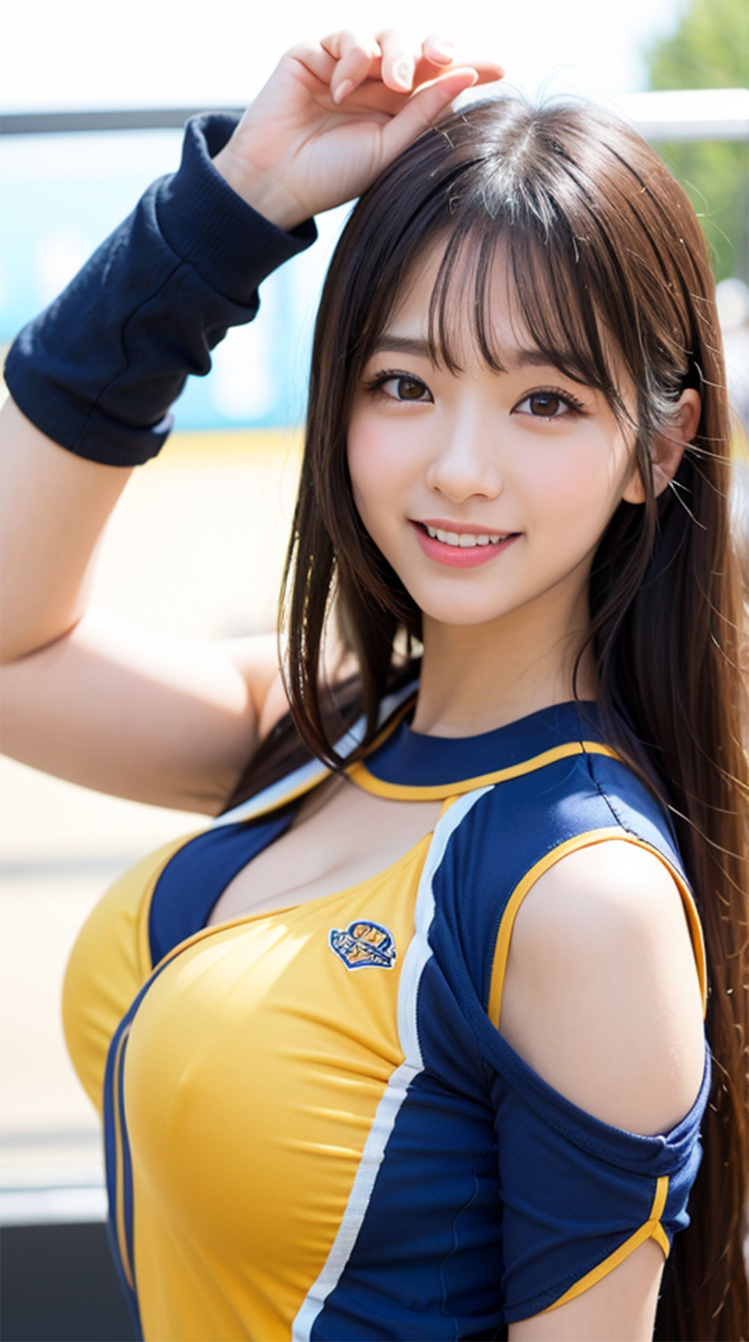 サンプル画像1:真夏のチアガール(sawamurajapan) [d_285925]