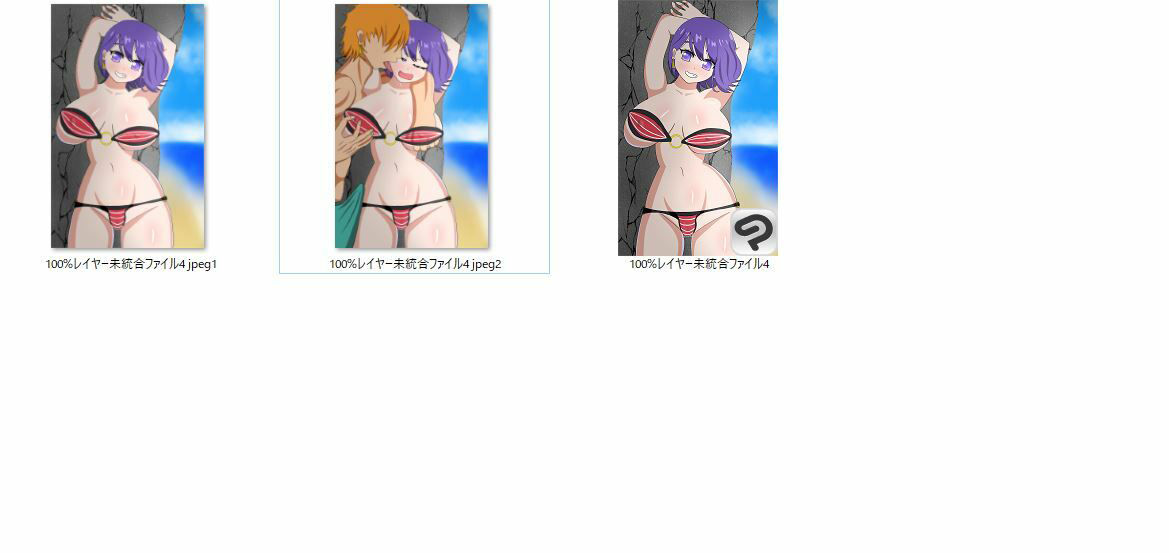 サンプル画像4:100％レイヤー未統合ファイル4(夜山の休憩所) [d_285955]