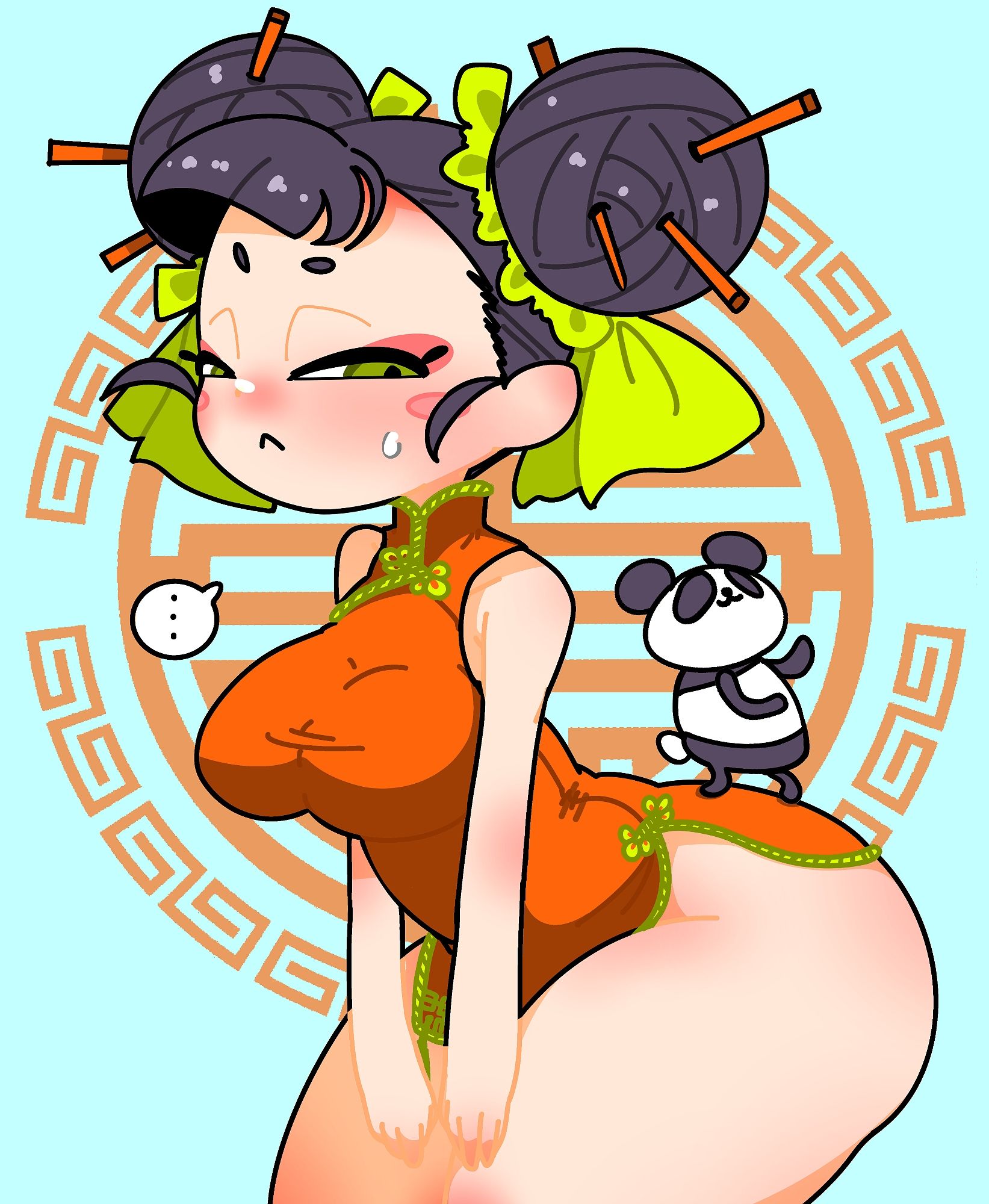 サンプル画像2:チャイナタンミートGIFCG集2023年7月号(一ドル硬貨) [d_285960]