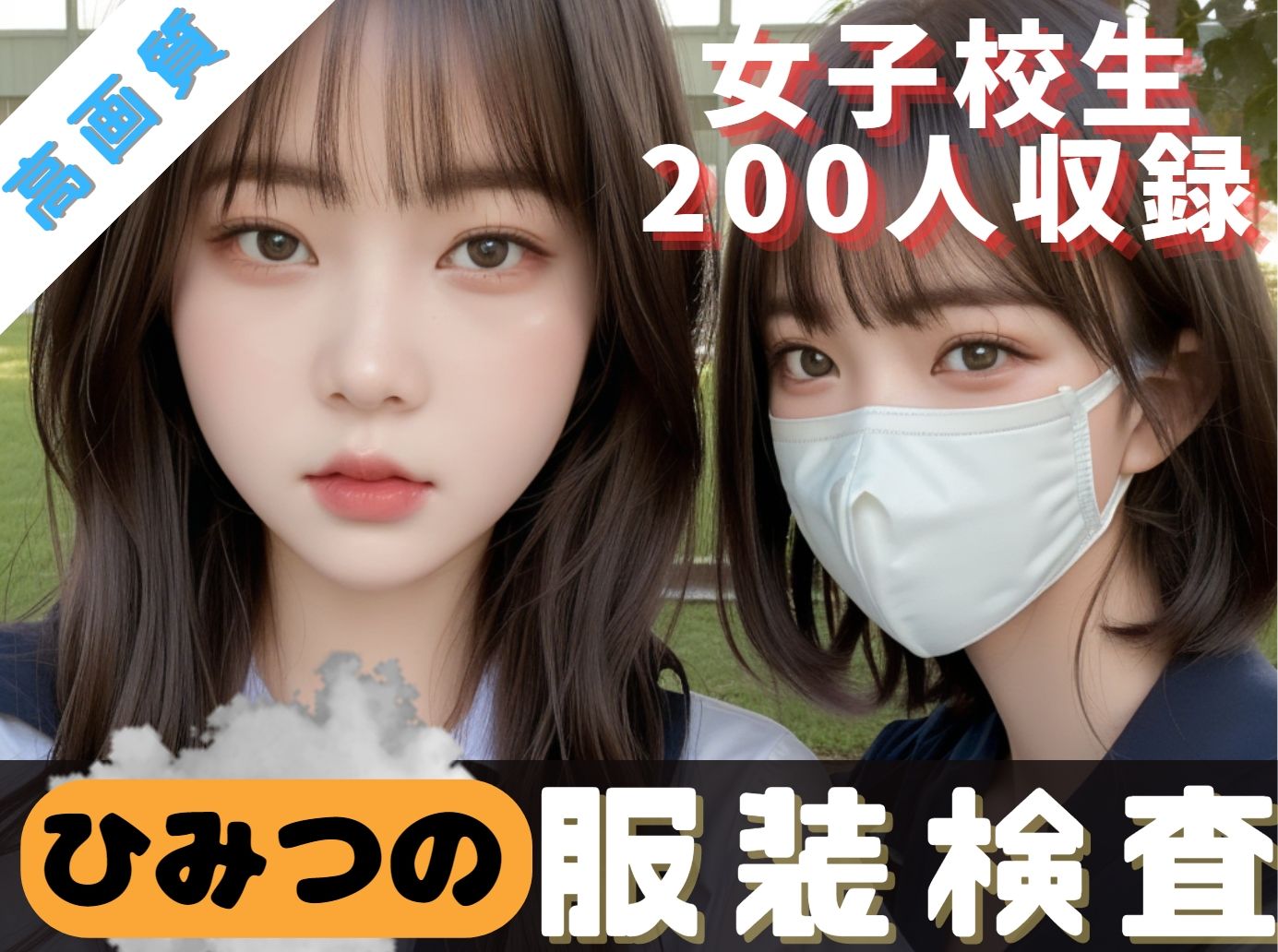 サンプル画像1:ひみつの服装検査＜女子校生編＞(山の上のオクラホマ) [d_285966]