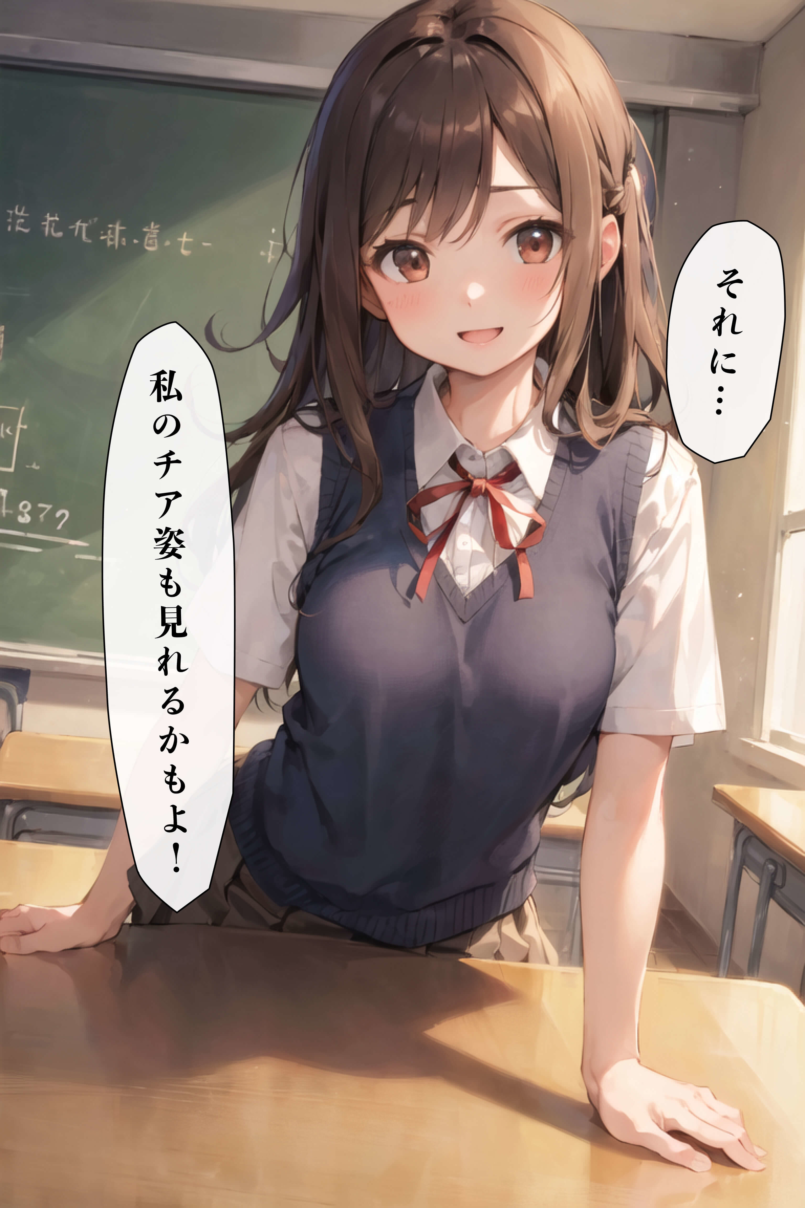 サンプル画像2:下乳チアガール女子校生(キンスコランド) [d_286076]