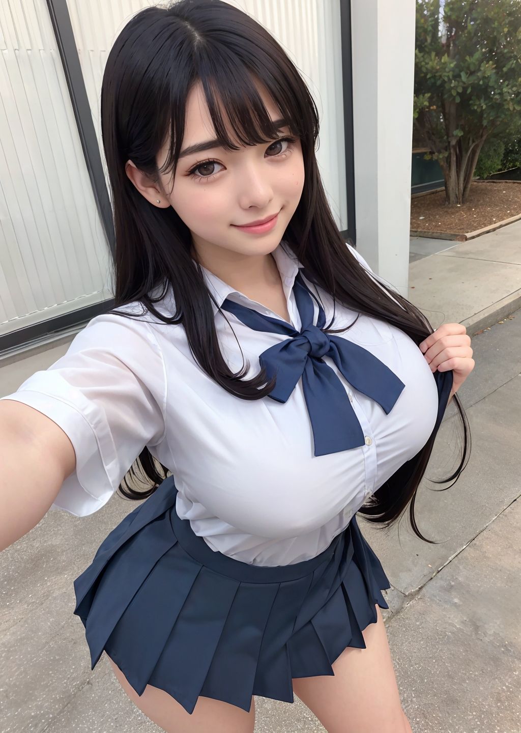 サンプル画像1:巨乳でエッチな彼女とシャワールームでムフフ(君たちはどうシコるか) [d_286111]