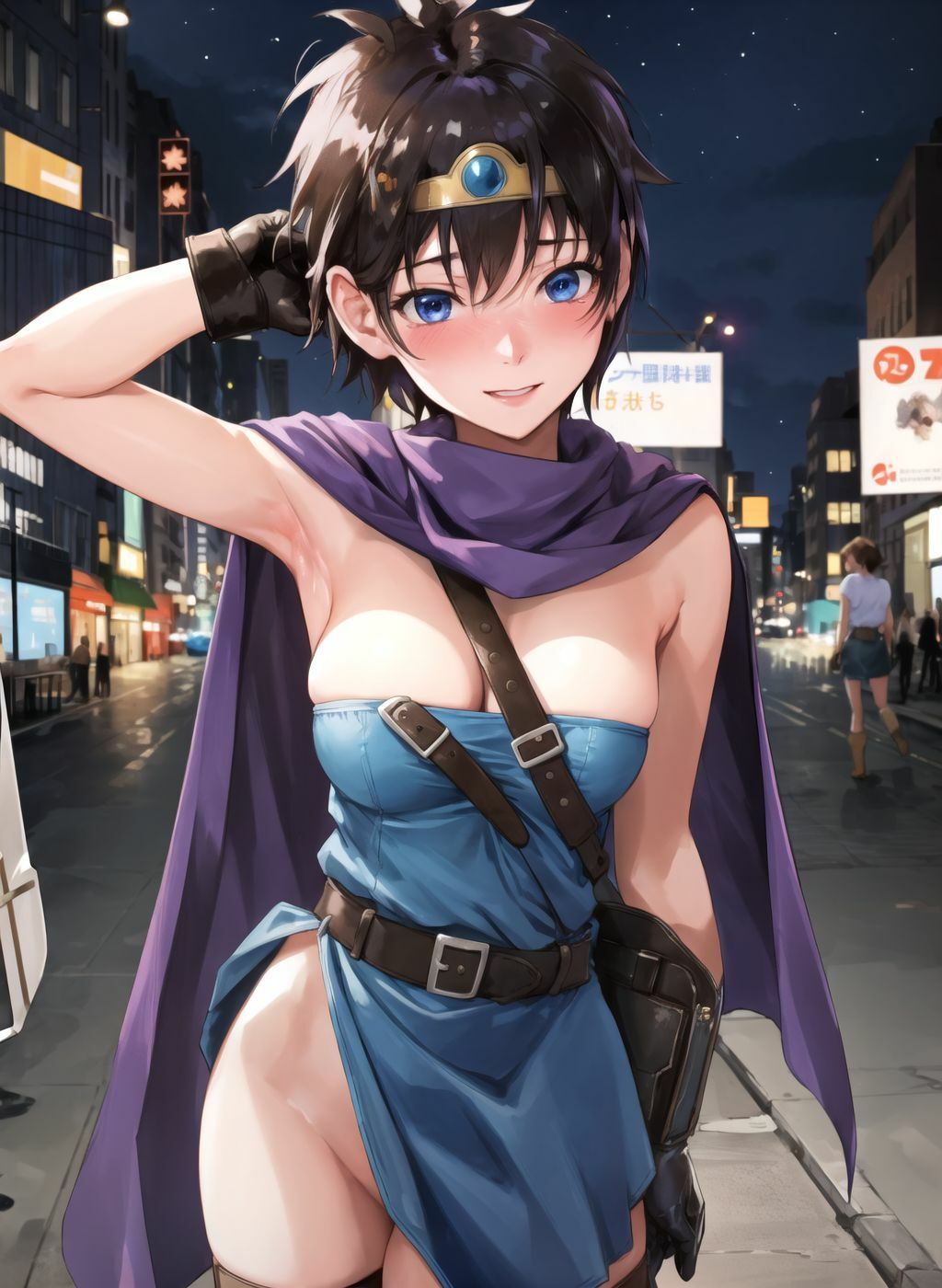 サンプル画像1:勇者ちゃんと露出デートしよう！(秋野美女研究所) [d_286128]