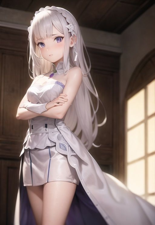 サンプル画像1:【ゼロから始める異種姦性活】ゴブリン姦エミリア編（セリフ入りVer）(ゴブリンの大進撃) [d_286160]