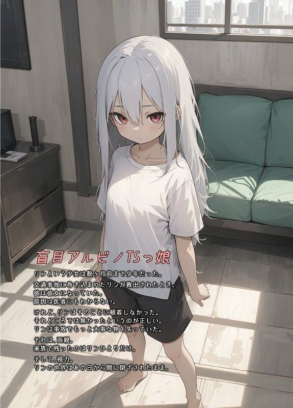 サンプル画像1:盲目アルビノTSっ娘(Story Circle) [d_286332]