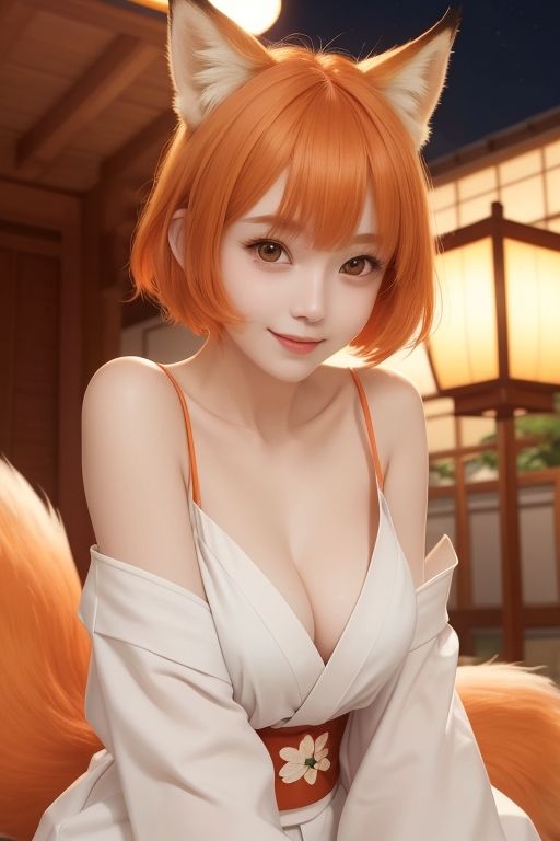 サンプル画像4:ちょっぴりエッチなケモ耳女子さん(AI美女らぼ) [d_286360]