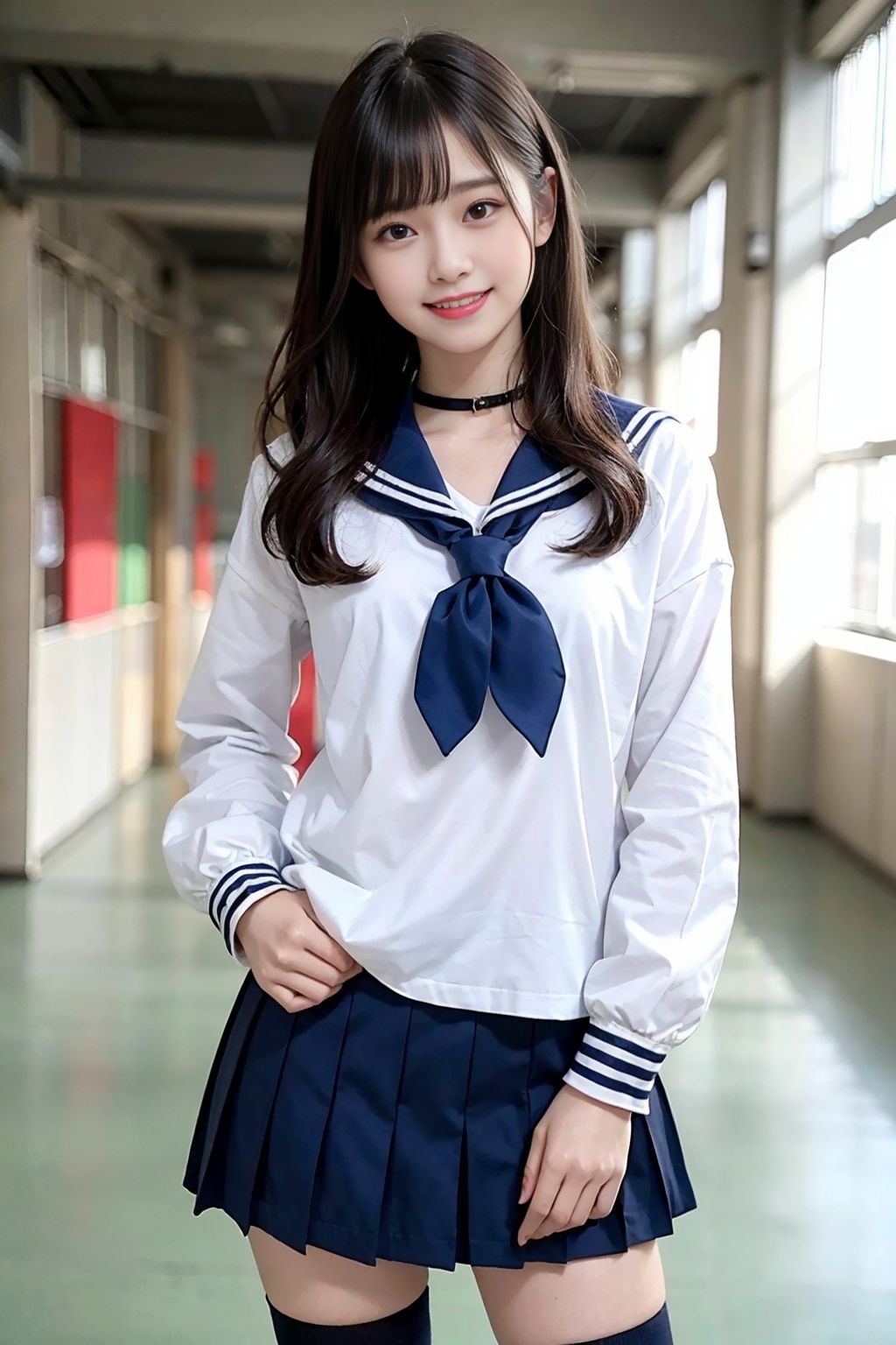 サンプル画像1:ヤレるアイドル女子○生の露出ステージ(女子○生AI画像) [d_286504]