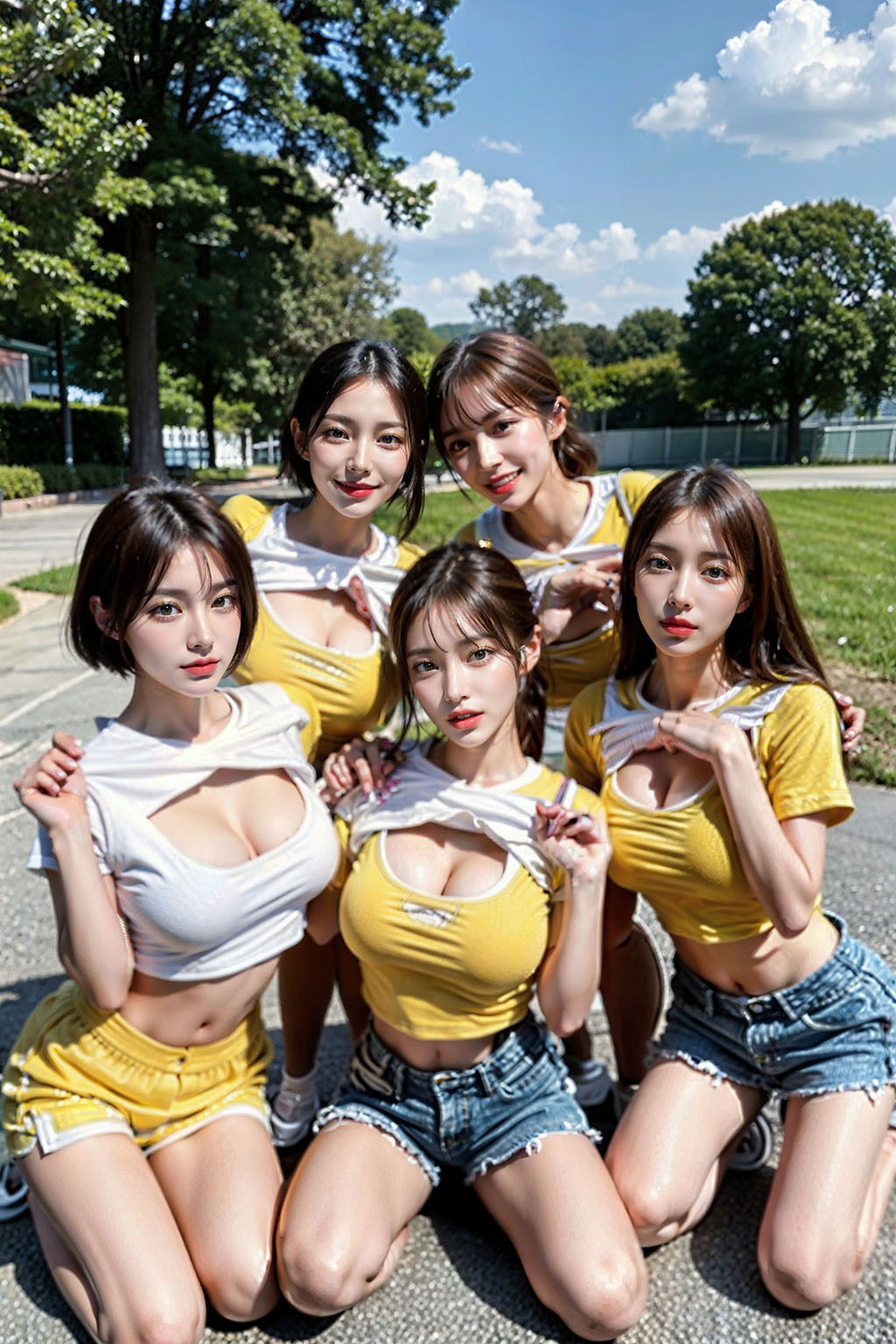 サンプル画像6:24視姦テレビ2023 〜AIは恥丘を救う〜(AI美人クラブ) [d_286535]