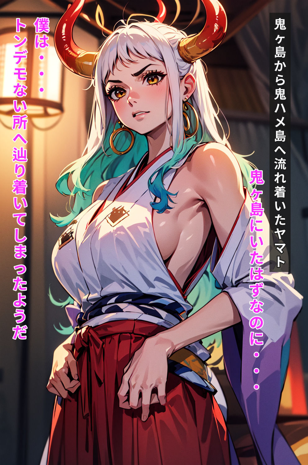 サンプル画像1:エッチなヤマトと鬼ハメ島(AIart_ISUKO) [d_286557]