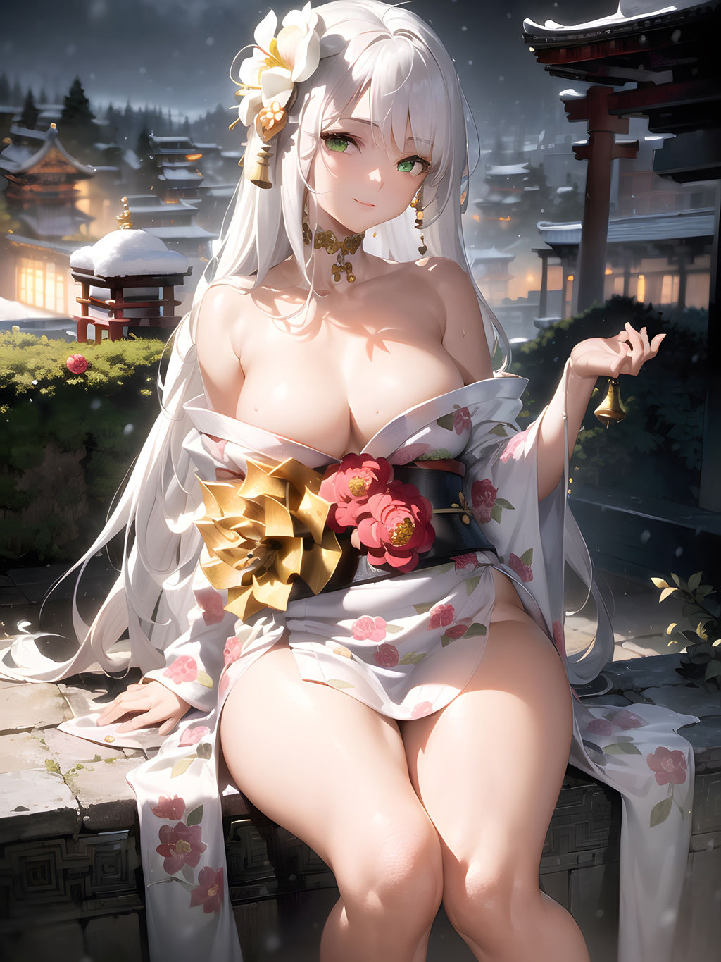 サンプル画像1:AIビューティーコレクションVol.8 花精の楽園02(あーてぃふぁくたー) [d_286584]