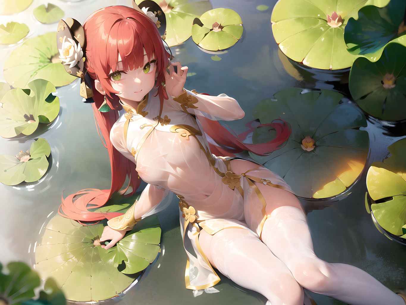 サンプル画像5:AIビューティーコレクションVol.8 花精の楽園02(あーてぃふぁくたー) [d_286584]