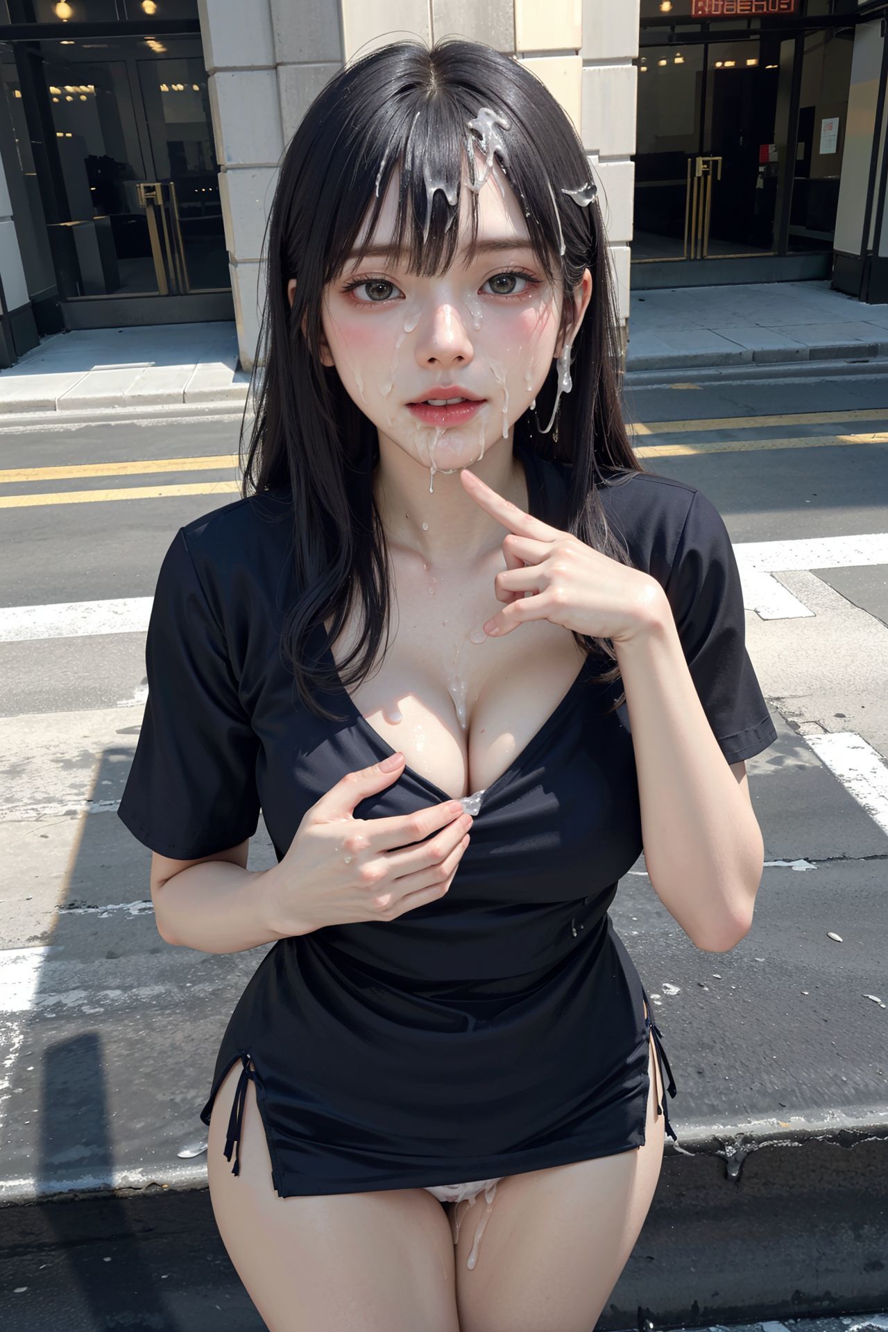 サンプル画像1:ぶっかけ美少女コレクション(川瀬と遊園地) [d_286595]