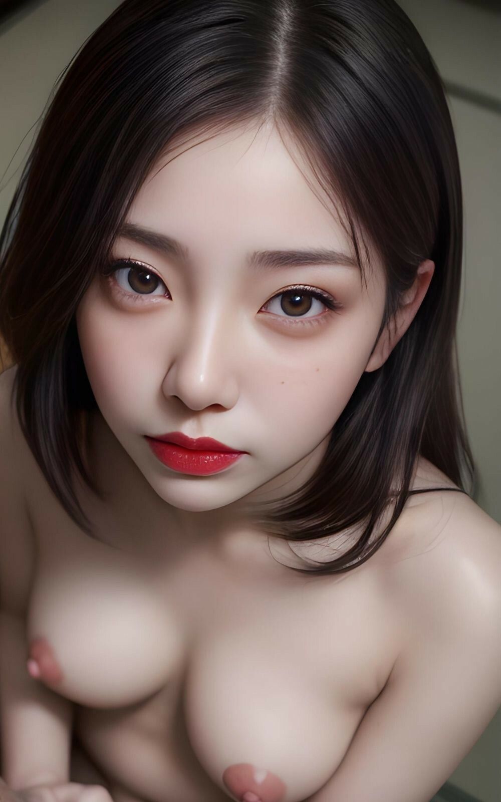 サンプル画像4:ザーメンぶっかけ、くぱぁ美女集〈AIヌードCG集〉(妄想性ノ女子) [d_286623]