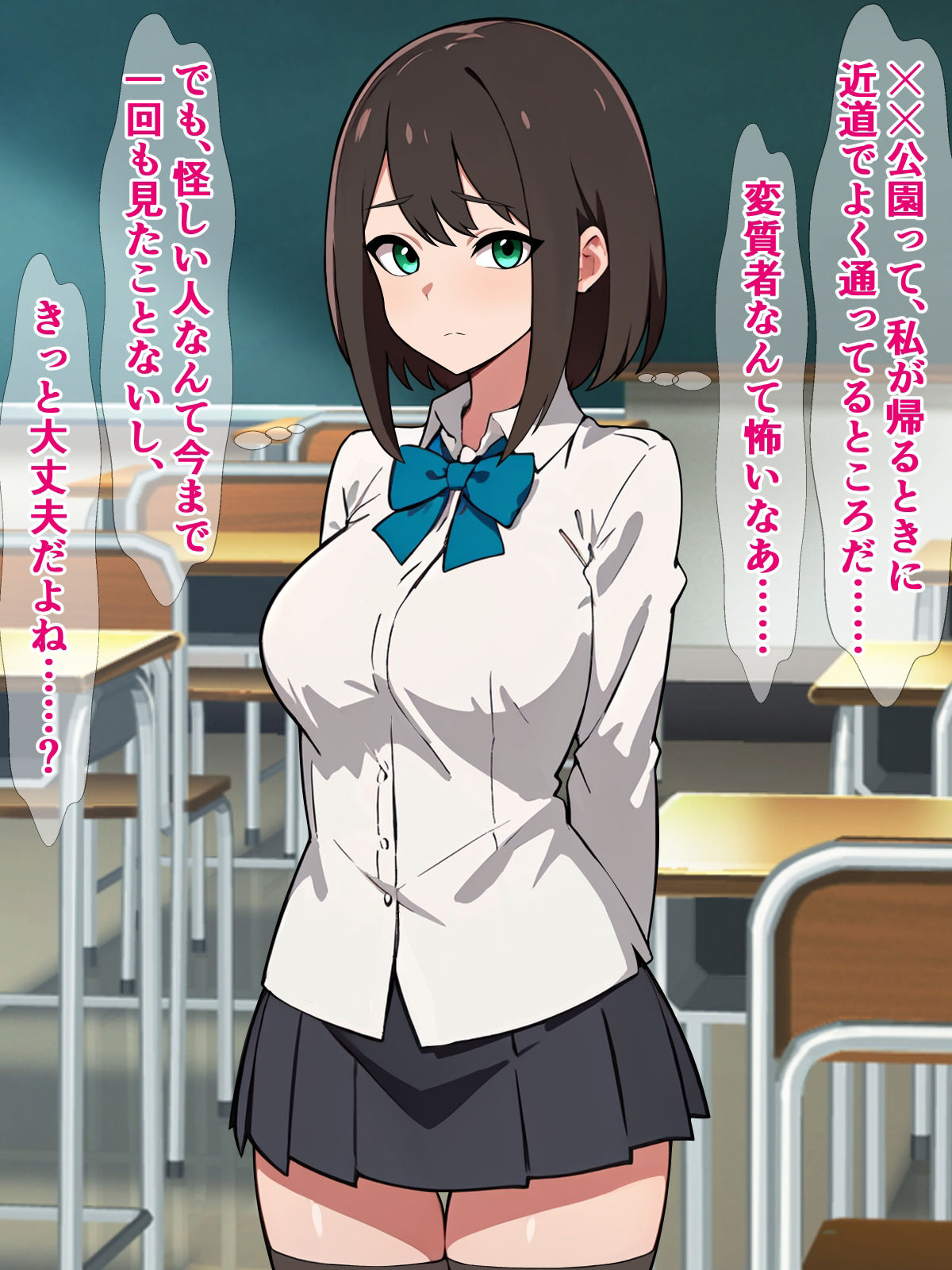 サンプル画像1:最近近所の公園に、種付け「お姉さん」が出るらしい(さざめき通り) [d_286633]