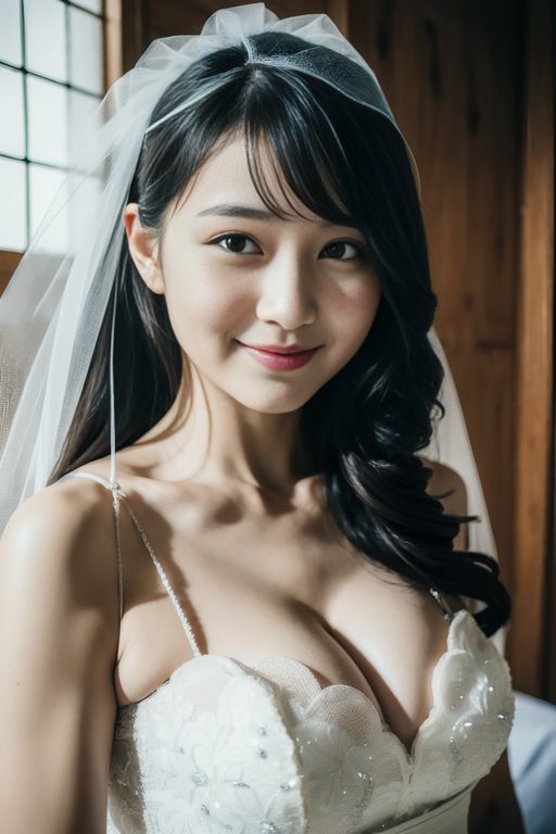 サンプル画像3:見知らぬ花嫁のウエディングドレスの中身 〜美人花嫁特集〜(すぐイキます) [d_286643]