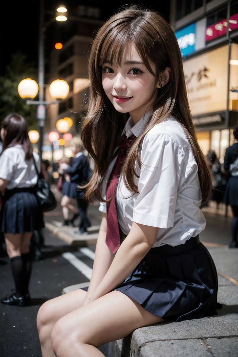 サンプル画像4:女子〇生とデート 〜ギャル編〜(女子校生AIクラブ) [d_286650]