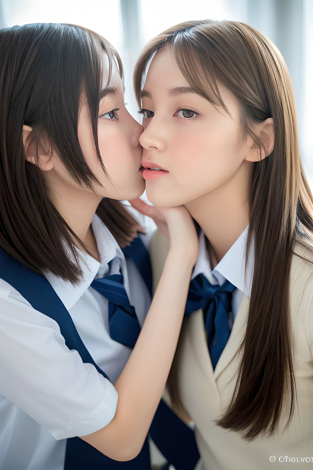 サンプル画像2:百合の花2 AIグラビア写真集(みつきちゃん) [d_286657]