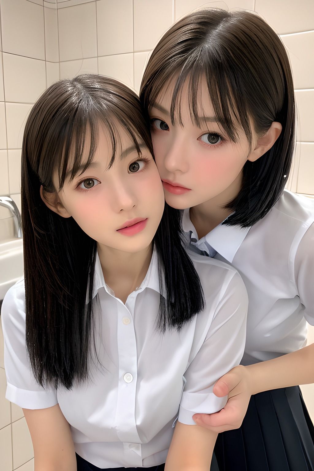 サンプル画像5:百合の花2 AIグラビア写真集(みつきちゃん) [d_286657]