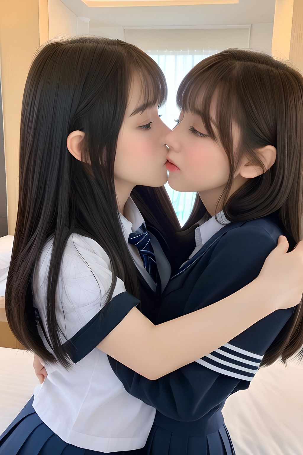 サンプル画像1:百合の花3 AIグラビア写真集(みつきちゃん) [d_286659]