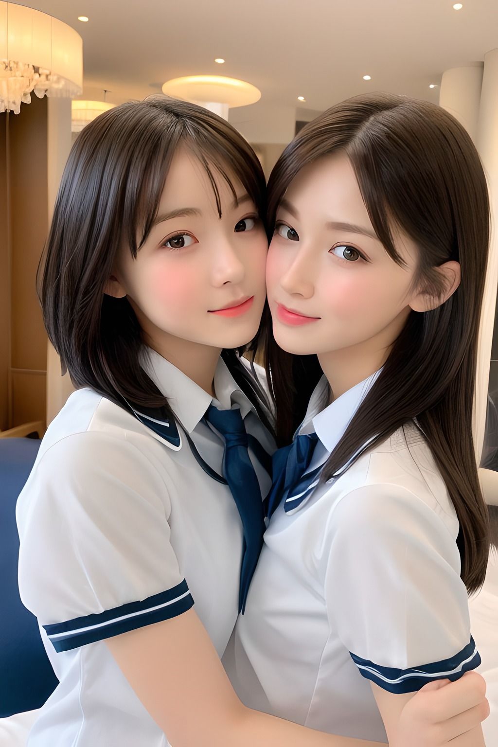 サンプル画像2:百合の花3 AIグラビア写真集(みつきちゃん) [d_286659]