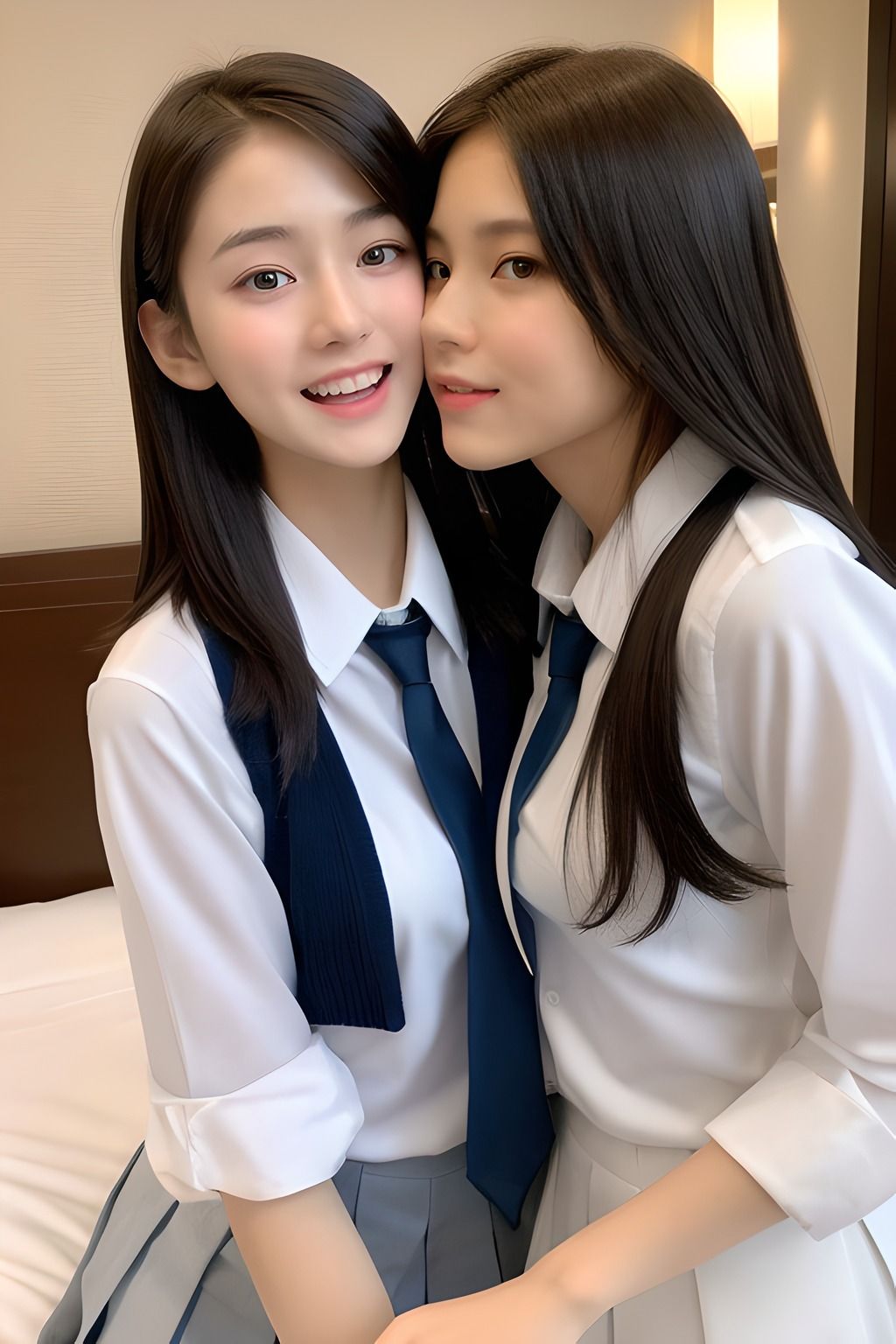 サンプル画像1:百合の花4 AIグラビア写真集(みつきちゃん) [d_286661]