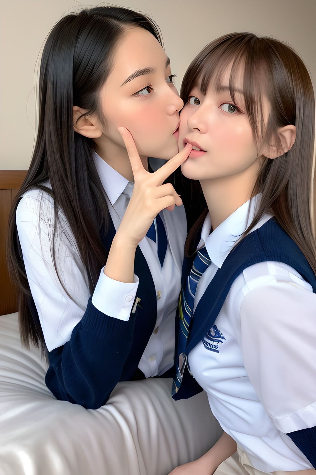 サンプル画像2:百合の花4 AIグラビア写真集(みつきちゃん) [d_286661]